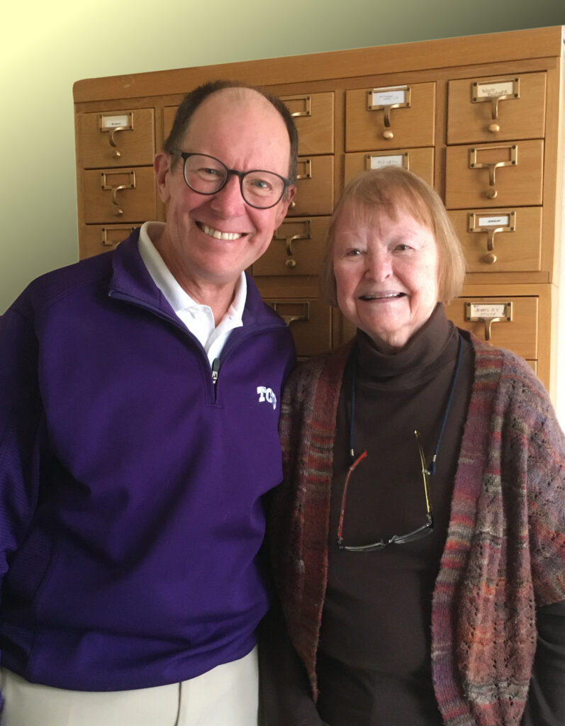 Joan Swaim and Phil Hartman authors of Walking TCU